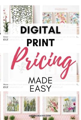 how to price digital art prints and understanding the psychology of pricing